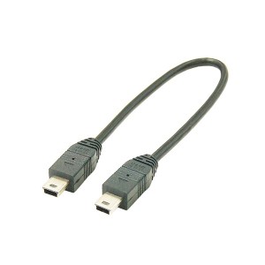 (まとめ)変換名人 USBケーブル 配線 20cm miniHOST to miniHOST USBM5H-M5H20【×10セット】 送料無料