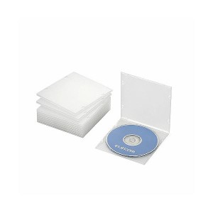 (まとめ) Blu-ray/DVD/CDケース(スリム/PP/1枚整理 収納 ) CCD-JPC パソコン S10CR【×5セット】 送料無料