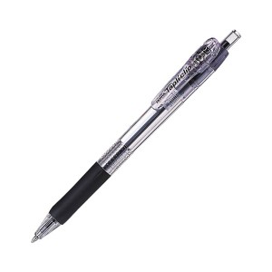 (まとめ) ゼブラ 油性ボールペン タプリクリップ 0.7mm 黒 BN5-BK 1セット(10本) 【×5セット】 送料無料