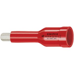 KNIPEX（クニペックス）9849-06 （1／2SQ）絶縁ヘキサゴンソケット 1000V 送料無料