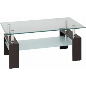 ローテーブル 机 低い ロータイプ センターテーブル センターテーブル 約幅100cm ダークブラウン 強化ガラス 金属 スチール 整理 収納 棚
