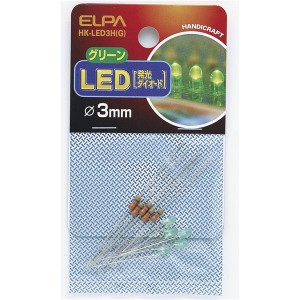 （まとめ） LED 3mm グリーン HK-LED3H（G） 5個【×30セット】 緑 送料無料