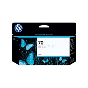 （まとめ） HP70 インクカートリッジ ライトグレー 130ml 顔料系 C9451A 1個 【×3セット】 送料無料