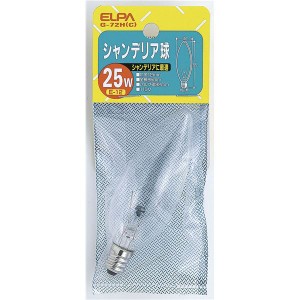 （まとめ） シャンデリア球 電球 25W E12 クリア G-72H（C） 【×20セット】 まとめ買いでお得なセット 明るく輝くシャンデリアを演出す