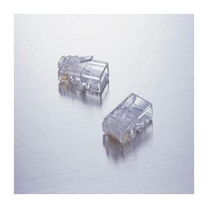 RJ45コネクタ LD-RJ45TY100 高品質なRJ45コネクタ100個セット 信頼性抜群のLD-RJ45TY100 ネットワーク接続を強化し、スムーズな通信を実