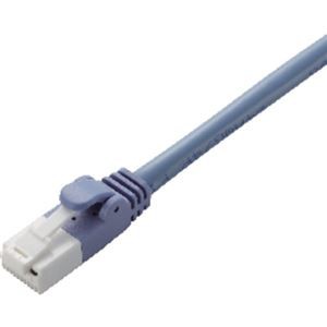 （まとめ） Cat5e対応ツメ折れ防止LANケーブル 配線 ブルー 1m LD-CTT／BU1／RS 1本 【×15セット】 青 ネットワークと通信のパートナー 