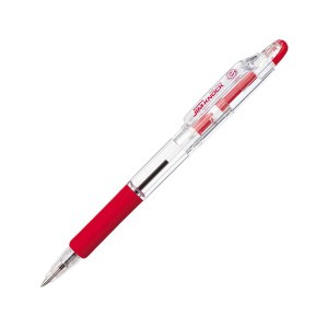 (まとめ) ゼブラ 油性ボールペン ジムノック 0.7mm 赤 KRB-100-R 1セット(10本) 【×5セット】 送料無料