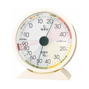 (まとめ)EMPEX 高精度UD 温度・湿度計 EX-2841【×3セット】 快適な環境を手に入れよう 高精度温湿度計でユニバーサル・デザインを実現 E