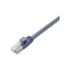 （まとめ） Cat6対応ツメ折れ防止LANケーブル 配線 ブルー 2m LD-GPT／BU2／RS 1本 【×10セット】 青 高速通信を守る 折れにくいブルー