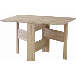 ダイニングテーブル ダイニング用テーブル 食卓テーブル 机 折りたたみテーブル 幅120cm ナチュラル 木目調 フォールディングテーブル 組