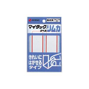 （まとめ） ニチバン マイタック(R) ラベル リムカ(R) 枠付きラベル（きれいにはがせるタイプ） ML-R113R 赤枠 1P入 【×10セット】 送料