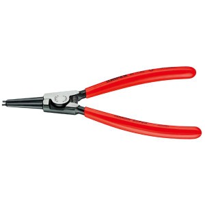 KNIPEX（クニペックス）4611-A3 軸用スナップリングプライヤー 直（SB） 簡単に軸用スナップリングを装着・取り外し 便利な軸用スナップ