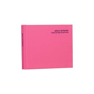 (業務用セット) ドゥファビネ ブックアルバム 写真 ミニ アH-MB-91-P ピンク【×5セット】 鮮やかなピンクの写真ミニアルバムセット 思い