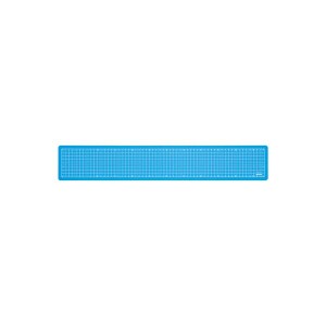 (業務用セット) 折りたたみカッティングマット A2 1／4サイズ CTMO-A201-SB スカイブルー【×5セット】 青 便利な折りたたみカッティング