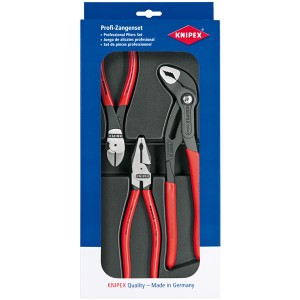 KNIPEX（クニペックス）002010 パワーパック パワフルな力で作業をサポート 頼れるツールセット『スーパーパワーパック』- 強力なグリッ