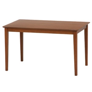 ダイニングテーブル ダイニング用テーブル 食卓テーブル 机 リビングテーブル リビング用 応接テーブル 幅120cm ブラウン 木製 脚付き ス