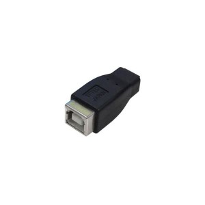 (まとめ)変換名人 変換プラグ USB B(メス)→miniUSB(メス) USBBB-M5B【×10セット】 送料無料