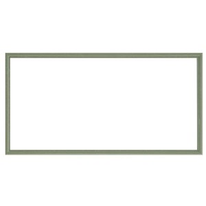 ナチュラル仕様 額縁/フレーム 【横長型 500×150 グリーン】 吊金具付き 木製 緑 送料無料