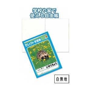 学習帳K-55じゆうちょう白無地 【10個セット】 31-383 お得なまとめ買いでお金を節約 自由帳K-55ホワイトブランク【10個セット】31-383