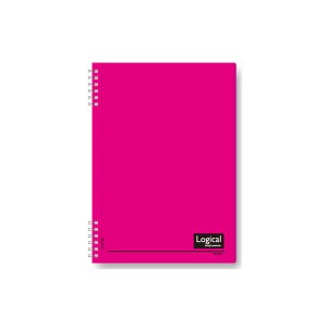 (業務用セット) スイング・ロジカルノート／Wリング B5 A罫 PP表紙 ピンク NW-B50-P【×20セット】 送料無料