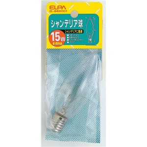 （まとめ） シャンデリア球 電球 15W E17 クリア G-64H（C） 【×30セット】 まとめ買いでお得なセット 明るく輝くシャンデリアを演出す