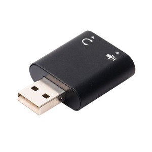 （まとめ） MCO PC パソコン オーディオ-USB変換アダプタ 3極 PAA-U3P 【×3セット】 オーディオとマイクの接続を簡単に 3極タイプ対応の