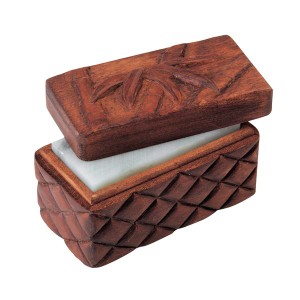 (まとめ) 木彫印かん小箱 ミニ 【×15セット】 学びと創造の道具セット 木彫りの魅力が詰まったミニボックス15個セット 小中高生のための