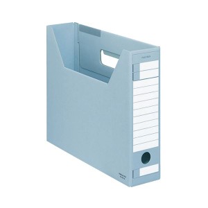 (まとめ) コクヨ ファイルボックス-FS(Dタイプ) A4ヨコ 背幅75mm 青 A4-SFD-B 1セット(5冊) 【×4セット】 送料無料