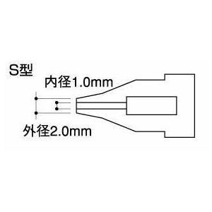 白光 A1003 ノズル／1.0MM S型 進化したパフォーマンス 1.0MM S型ノズル、白光 A1003