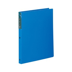 （まとめ） CD・DVDファイル DVD-1130-10 ブルー 1冊入 【×2セット】 青 便利な収納ポケット付きCD・DVDファイル 差し替えも簡単で使い