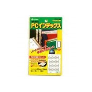 (業務用100セット) ニチバン PC パソコン インデックスラベル PC -132R 赤枠 送料無料