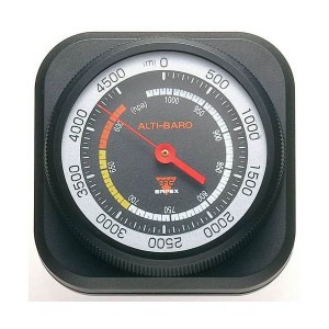 (まとめ)EMPEX 高度・気圧計 アルティ・マックス4500 FG-5102【×2セット】 送料無料