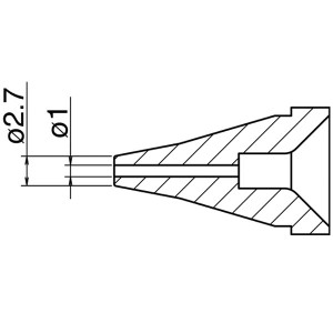 白光 N60-02 ノズル／1.0MM 進化した白光の妙技 驚異のN60-02ノズル／1.0MM、究極のパフォーマンスを体感せよ