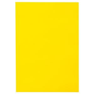 （まとめ） TANOSEE 色画用紙 八つ切 ひまわり 1パック（10枚） 【×30セット】 送料無料
