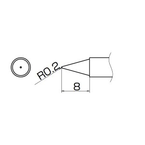 白光 T12-BZ こて先／B型（Z） 長寿命タイプ 耐久性抜群 白光のT12-BZ こて先／B型（Z）は、長寿命タイプであなたの作業をサポートします