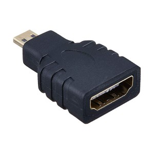 (まとめ)変換名人 HDMI(メス)→micro HDMI(オス) HDMIB-MCHDAG【×5セット】 送料無料
