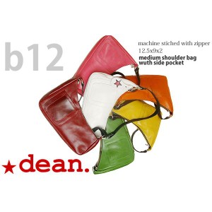 ★dean（ディーン） medium shoulder ハンドバッグ ピンク ハンドル/ブラック 黒 送料無料