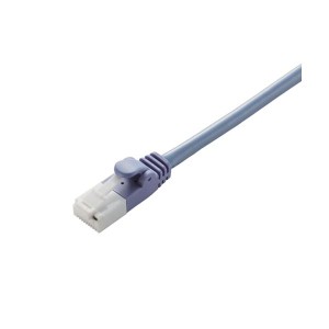 （まとめ） Cat5e対応ツメ折れ防止LANケーブル 配線 ブルー 10m LD-CTT／BU10／RS 1本 【×5セット】 青 送料無料