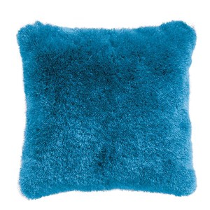 シャギークッション 45×45cm ブルー 正方形 RGC-20BL リビング ダイニング ソファー ベッドルーム 寝室 青 上質なシンプルさが魅力のふ