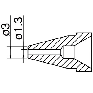 白光 N61-09 ノズル／1.3MM 究極の塗装マスター 驚異の白光ノズル／1.3MM、進化の新時代へ