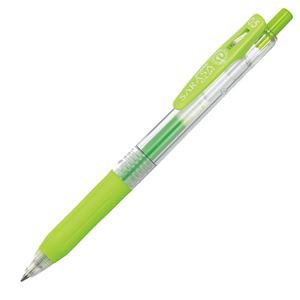(まとめ) ゼブラ ゲルインクボールペン サラサクリップ 0.5mm ライトグリーン JJ15-LG 1本 【×60セット】 緑 送料無料