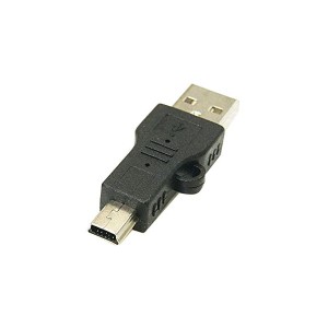 （まとめ）変換名人 USB A type→mini 5pin USBA-M5AN【×20セット】 送料無料