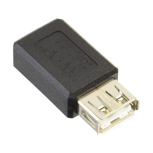 (まとめ)変換名人 USB A(メス)→miniUSB(メス) USBAB-M5BN【×20セット】 送料無料