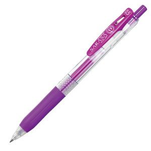 (まとめ) ゼブラ ゲルインクボールペン サラサクリップ 0.5mm 紫 JJ15-PU 1本 【×60セット】 色彩に魅了される、新感覚の書き心地 0.5mm