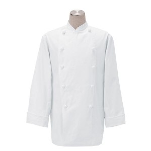 workfriend 調理用白衣コックコート綿100% SC410 SSサイズ 進化した機能を備えた、快適な着心地のプロ仕様ホワイトジャケット 縮みにくい