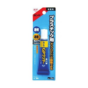 コニシ ボンド透明速乾GPクリヤープラスチック用15ml【 12個セット】 32-809 お得なまとめ買いでお財布にやさしい 速乾力抜群の透明ボン