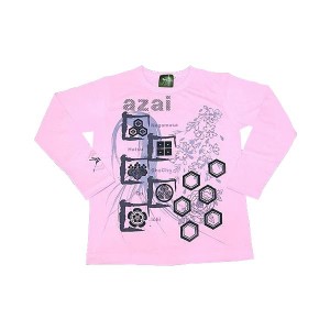 浅井家 長Tシャツ LW S ピンク 桜色に染まる春の風を纏う、心地よい長Tシャツ 浅井家のLW Sピンクが、あなたのスタイルに優雅な輝きを添