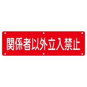 実用標識 関係者以外立入禁止 実 N 安全を守る監視の目、関係者以外立ち入り禁止の実用標識 送料無料