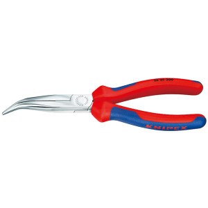 KNIPEX（クニペックス）2625-200 40゜先曲ラジオペンチ （SB） 送料無料