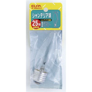 （まとめ） シャンデリア球 電球 25W E26 クリア G-60H（C） 【×30セット】 まとめ買いでお得なセット 明るく煌めくシャンデリアを演出